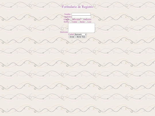Registro/Form ! screenshot