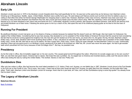 abelincoln screenshot