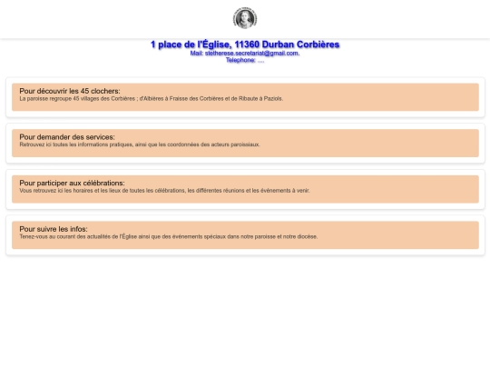 PAROISSE/paroisse screenshot