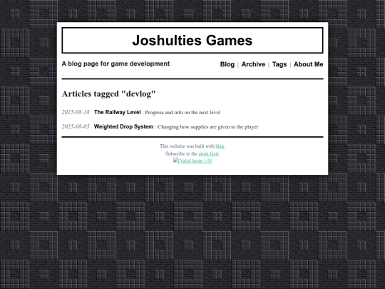 tags/devlog screenshot