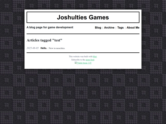 tags/test screenshot