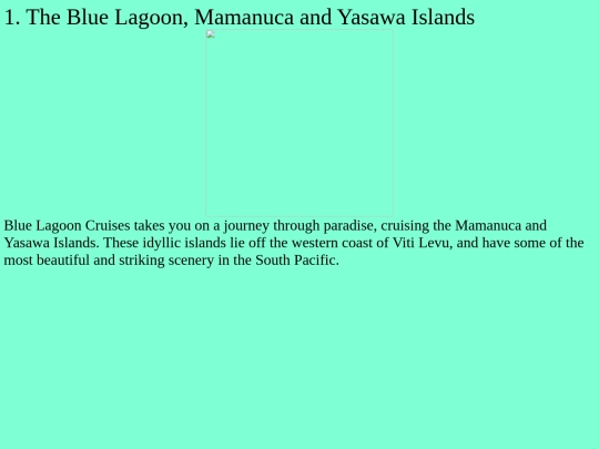 Blue lagoon screenshot