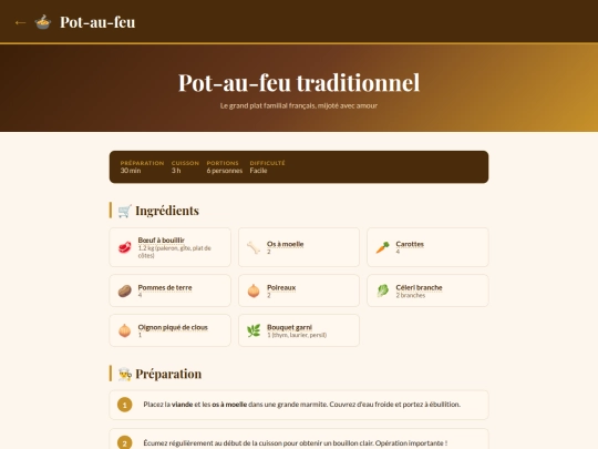 pot-au-feu screenshot