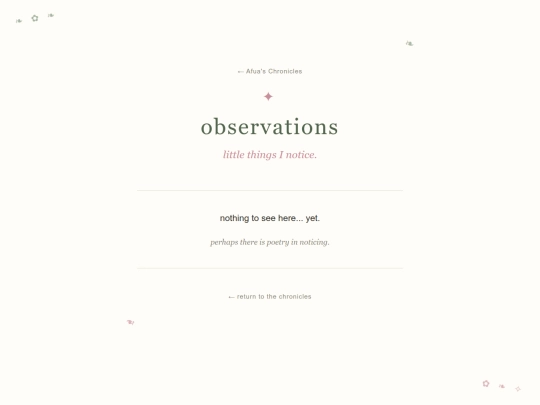 observations screenshot