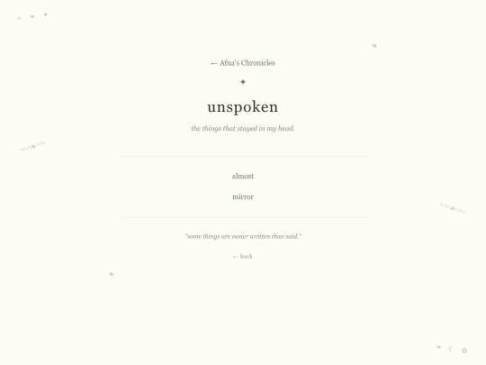 unspoken screenshot