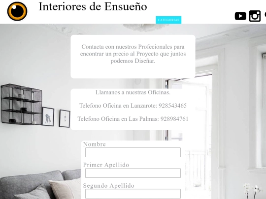 Interiores/html/contacto screenshot