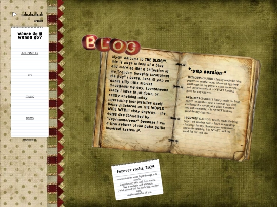 blog screenshot