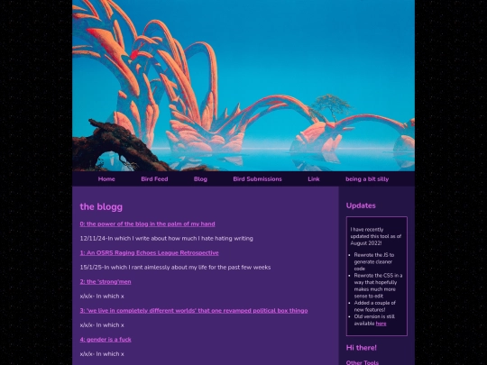 blog screenshot