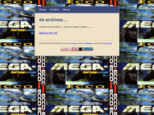 archive screenshot