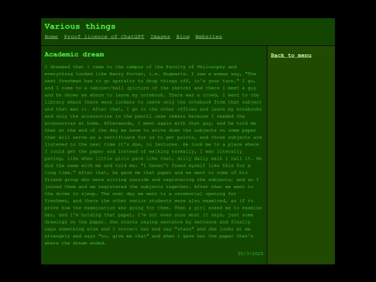 dream journal/11 screenshot