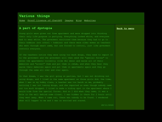 dream journal/6 screenshot