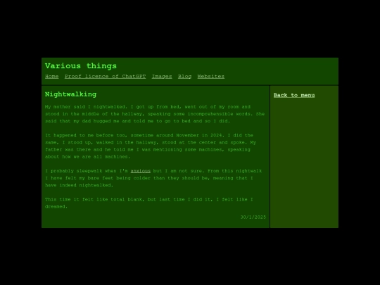 dream journal/9 screenshot