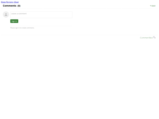 reviews screenshot