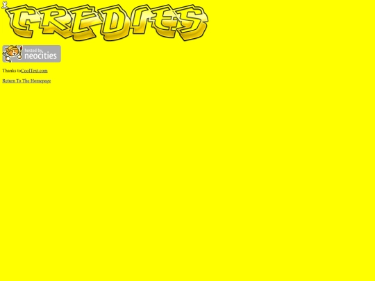 credits screenshot