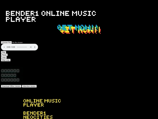 online_music_player screenshot