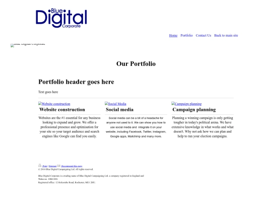portfolio screenshot