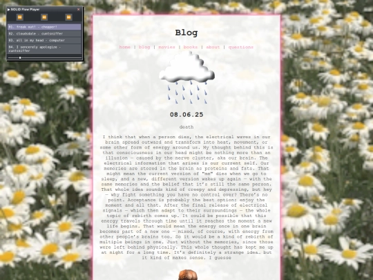 blog screenshot
