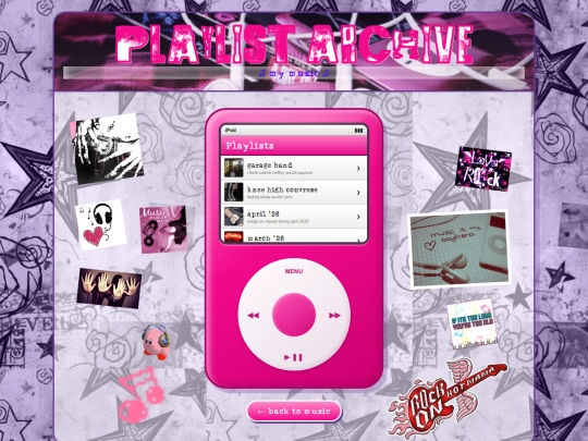 playlist-archive screenshot