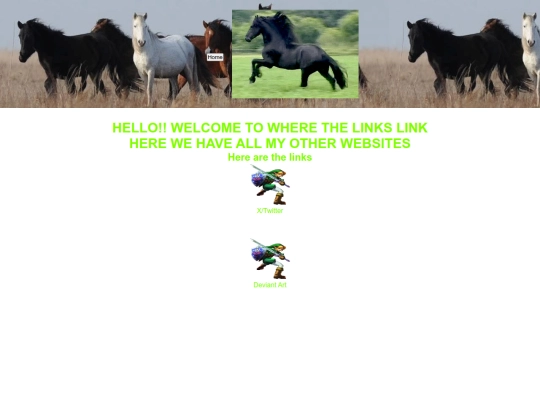 Links screenshot