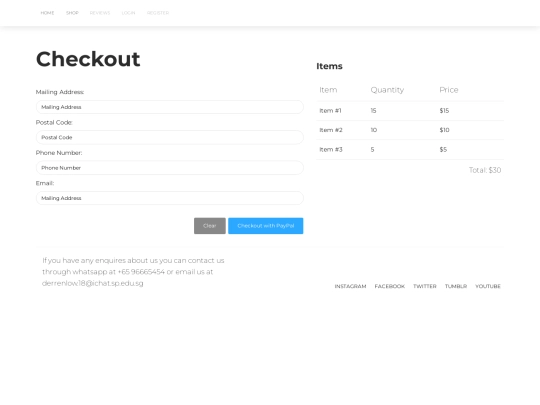 checkout screenshot