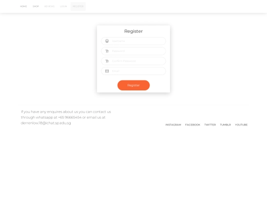 register screenshot