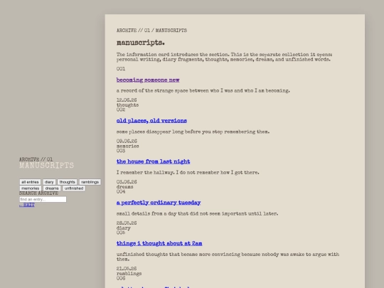 manuscripts-archive screenshot