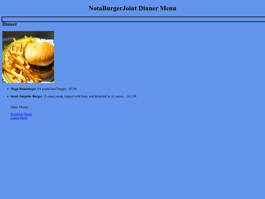 BurgerMenuV3 screenshot