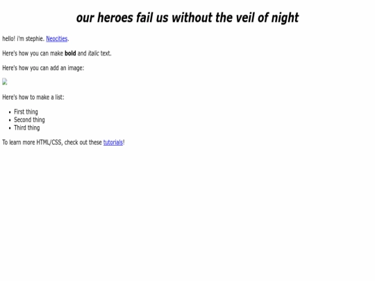 index screenshot