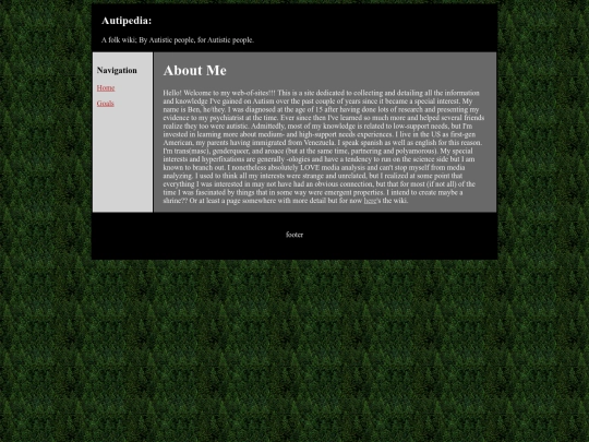 aboutMe screenshot