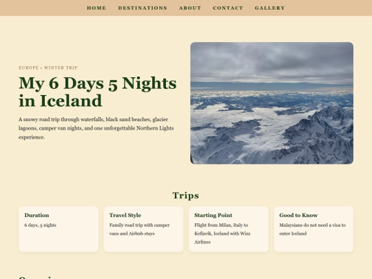 projects/DESTINATIONS/iceland screenshot