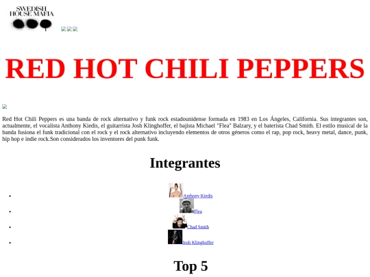 rhcp screenshot