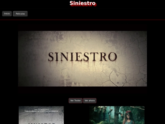 fase2_TopPeliculas/paginas/siniestro screenshot