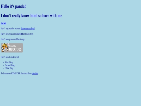 index screenshot