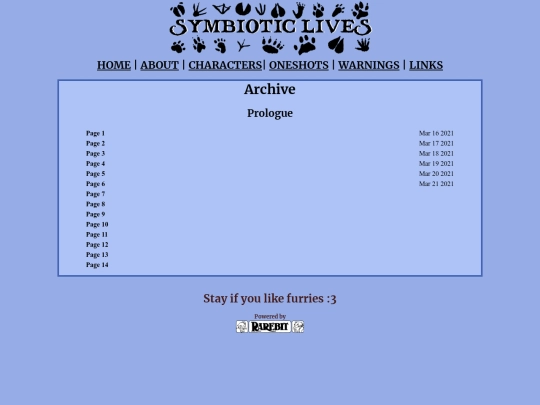 archive screenshot