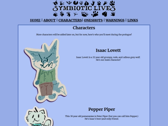 characters screenshot
