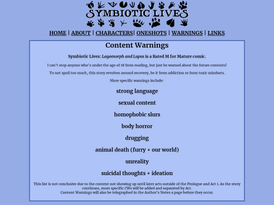 contentwarnings screenshot