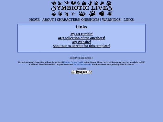 links screenshot