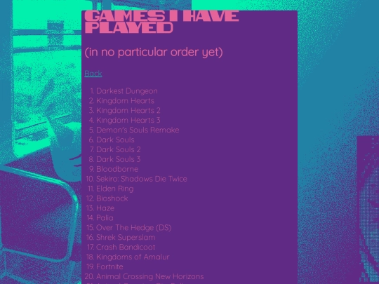 gameslist screenshot