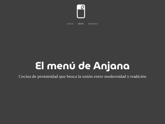 menu screenshot