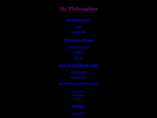 Myphilosophies screenshot