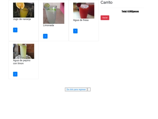 bebidas2.0 screenshot