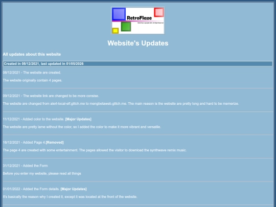 Updates screenshot