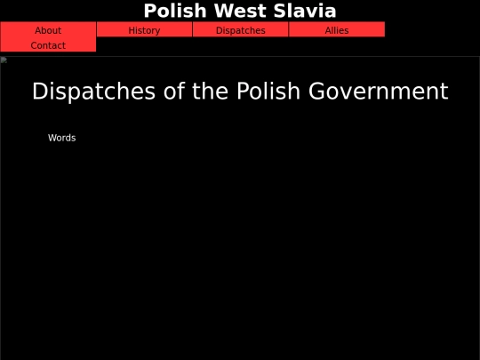 page/dispatches screenshot