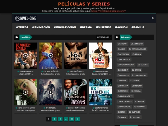 nivelcine screenshot