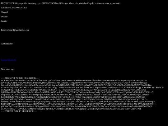 info screenshot