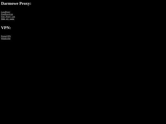 proxy screenshot