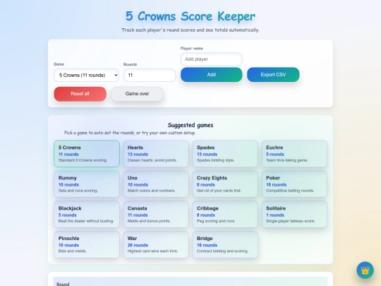 index screenshot