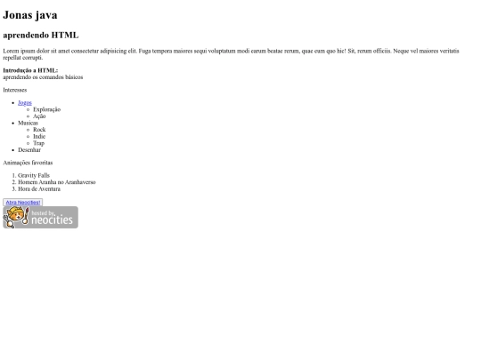 index screenshot