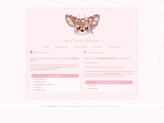 links screenshot