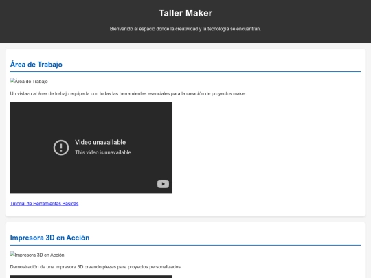 maker/taller screenshot